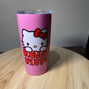 Sanrio Hello Kitty Pink Tumbler Red Bow New